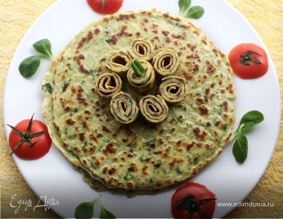 Блины кабачковые с зеленью