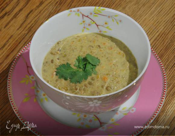 Чечевичный суп на кокосовом молоке