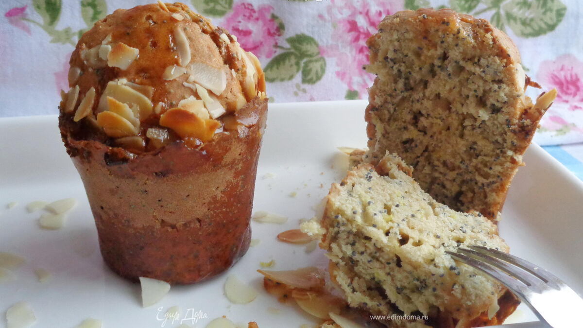 Маковые кексы в ромовом сиропе