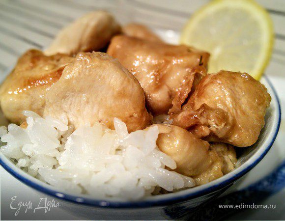 Курица по-китайски в лимонном соусе