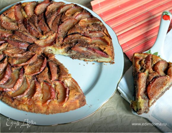 Яблочный пирог с нутеллой (Torta di mele e Nutella) Яблочный пирог с нутеллой (Torta di mele e Nutella)