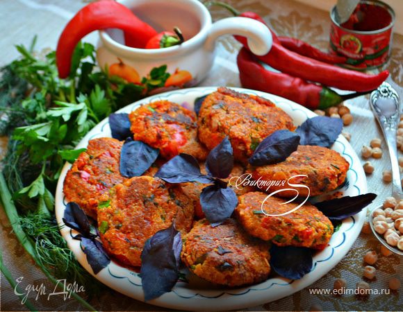 Нутовые индийские котлеты «Пудла» Нутовые индийские котлеты «Пудла»