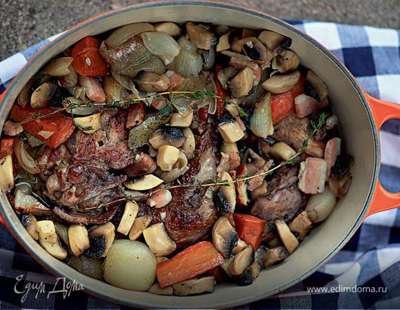 Цесарка в красном вине Цесарка в красном вине