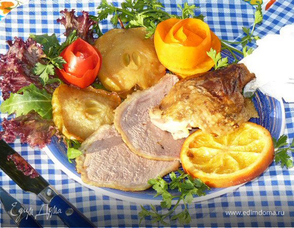 Утка с апельсинами в экспресс-маринаде