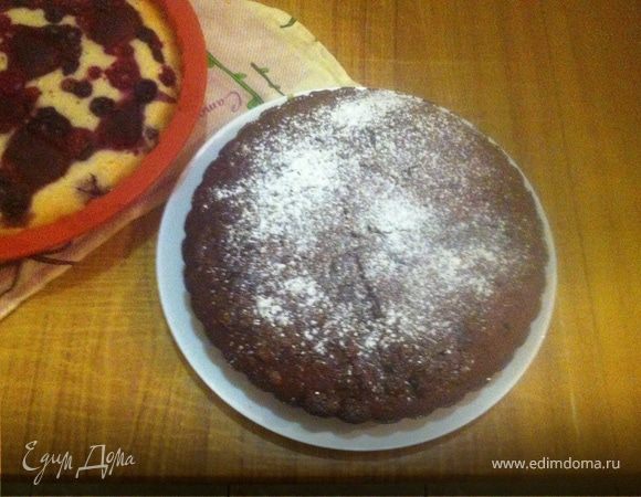 Манник шоколадный с халвой Манник шоколадный с халвой