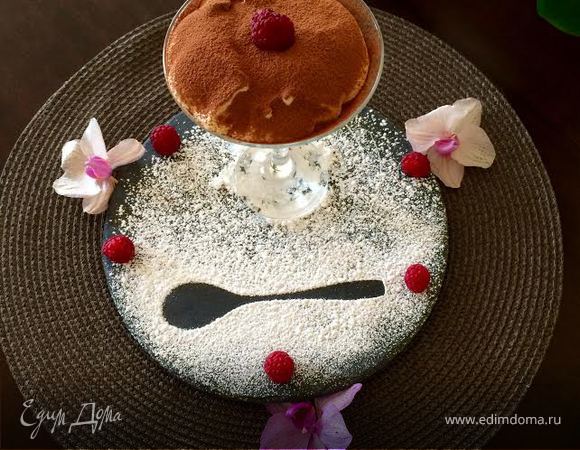 Тирамису с малиной Тирамису с малиной