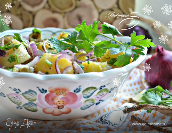 Картофельный салат c пикантной заправкой