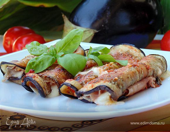 Рулетики из баклажанов по-сицилийски Рулетики из баклажанов по-сицилийски