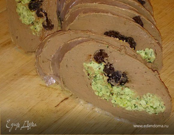 Фаршированный паштет из куриной печени Фаршированный паштет из куриной печени