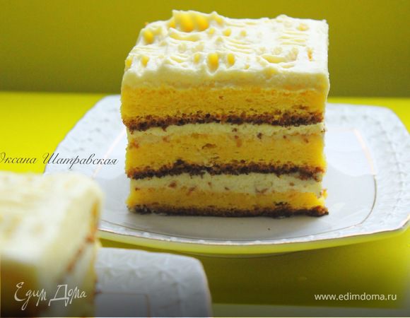 Тыквенное пирожное 