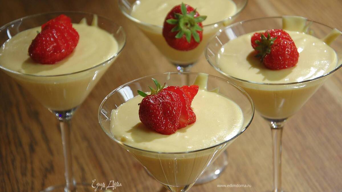 Манговый мусс со сгущенкой