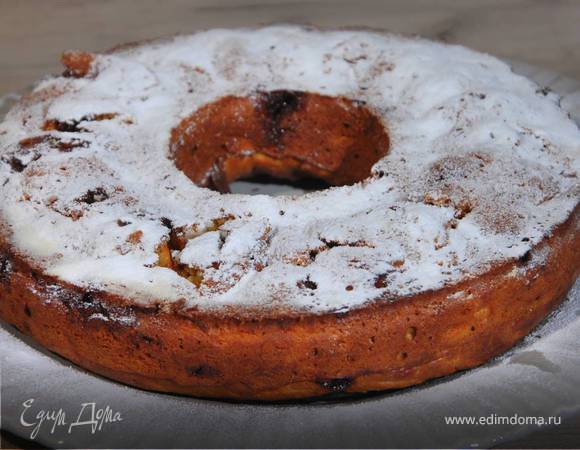 Ароматный морковный пирог на сметане 