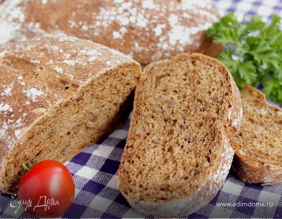 Хлебцы с цельнозерновой мукой и солодом