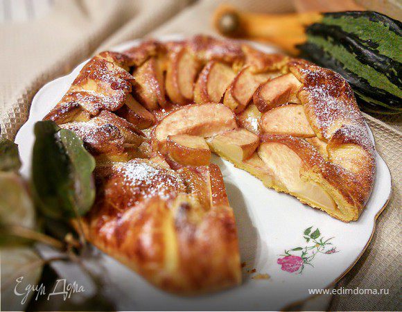 Галета на тыквенном тесте с айвой Галета на тыквенном тесте с айвой