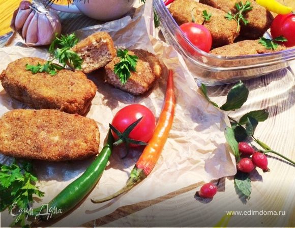 Куриные котлеты с пармезаном