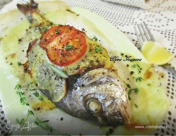 Рыба в картофельной шубке с ароматными травами Рыба в картофельной шубке с ароматными травами