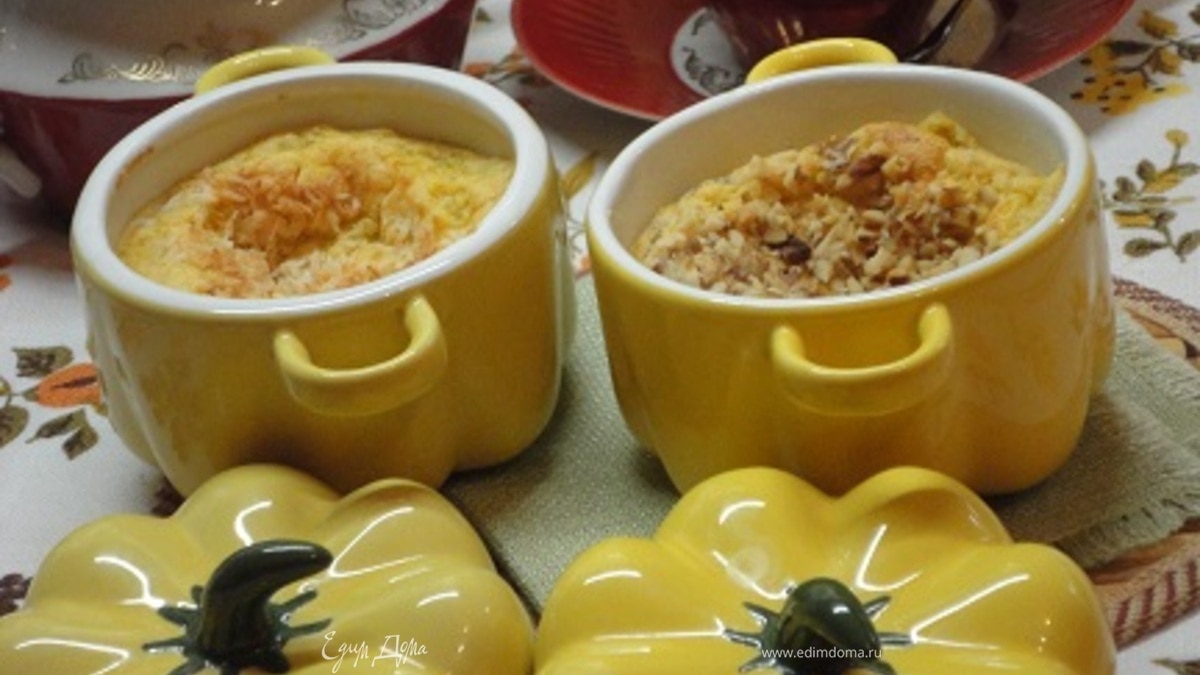 Тыквенно-яблочный пудинг