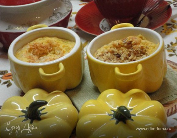 Тыквенно-яблочный пудинг