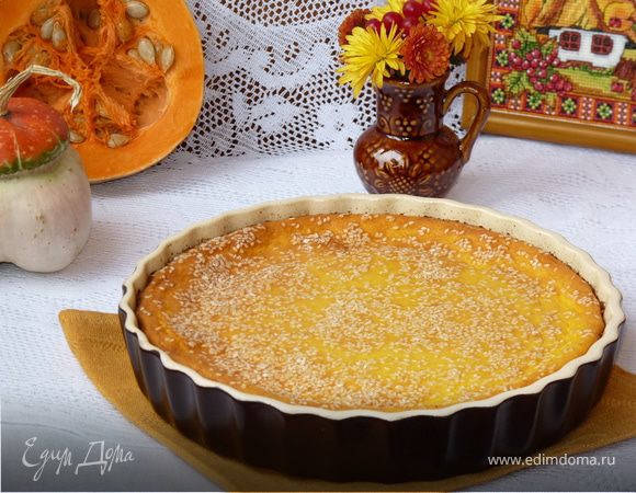Творожно-тыквенная запеканка