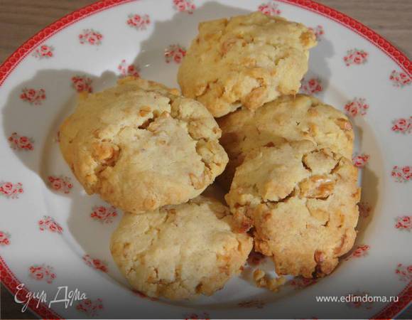 Песочное печенье на грецких орехах Песочное печенье на грецких орехах