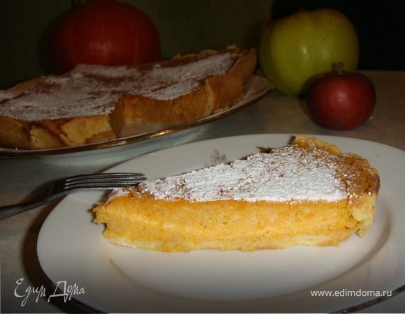 Тыквенно-яблочный тарт Тыквенно-яблочный тарт