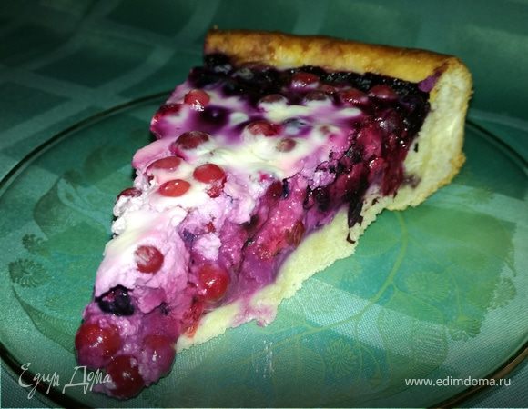 Пирог с черникой и брусникой Пирог с черникой и брусникой