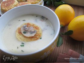 Крем-суп с равиоли