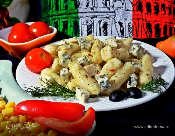 Картофельные ньокки с горгонзолой