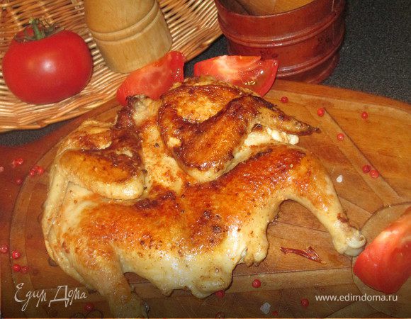Цыпленок по-итальянски Pollo alla diabolo