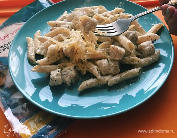 Паста с морскими гребешками и прованскими травами