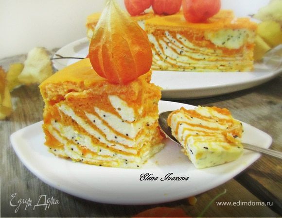 Творожно-тыквенная запеканка с маком Творожно-тыквенная запеканка с маком