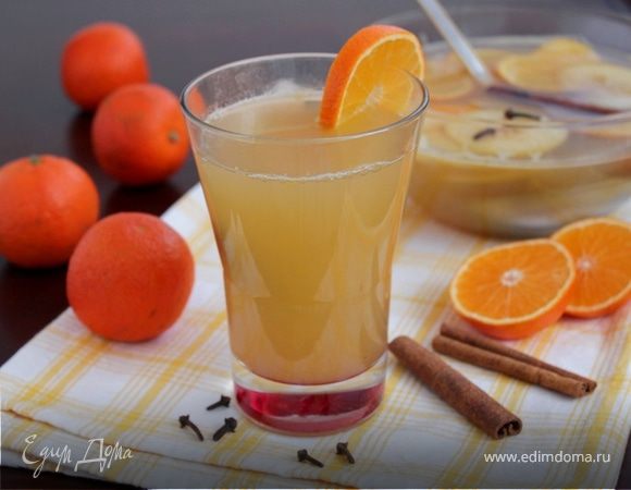 Горячий цитрусовый пунш Горячий цитрусовый пунш