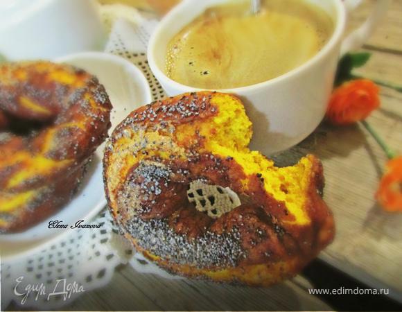 Бублики с тыквой и куркумой Бублики с тыквой и куркумой