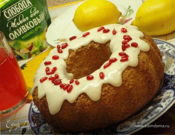 Ванильный кекс на майонезе