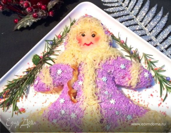 Новогодний салат «Снегурочка»