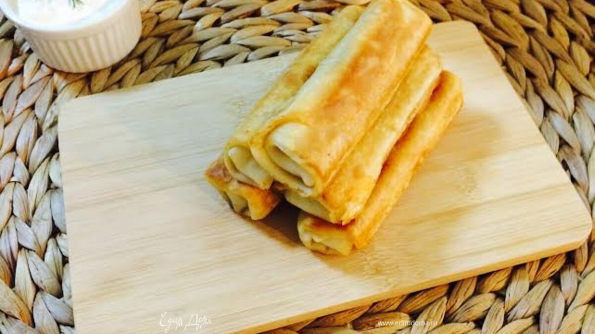 Блинчики с сулугуни