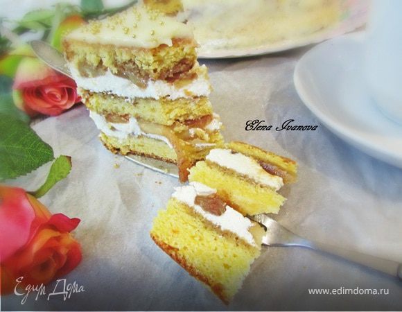 Торт «Карамельные яблочки» Торт «Карамельные яблочки»