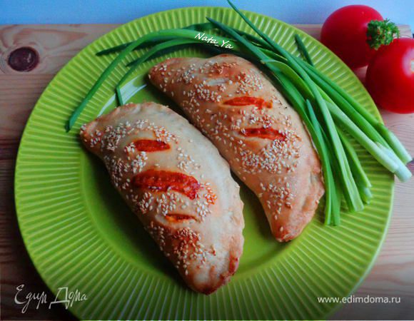 Кальцоне с овощами и сыром Кальцоне с овощами и сыром