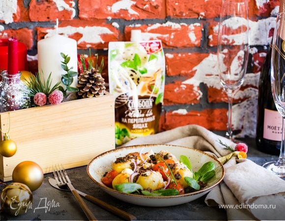 Запеченный картофель с сыром дор блю