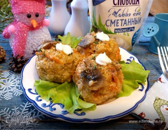 Тефтели «Слободские» в грибной подливе Тефтели «Слободские» в грибной подливе