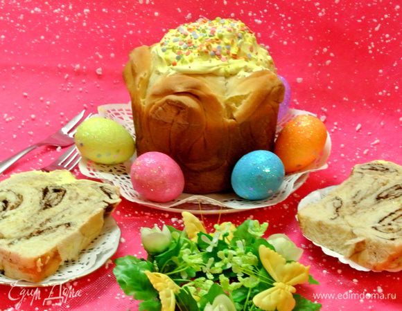 Кулич с корицей