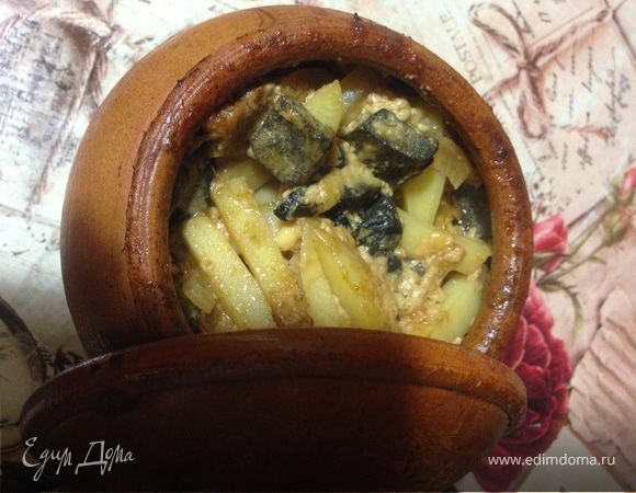 Горшочки со свининой и лесными грибами Горшочки со свининой и лесными грибами