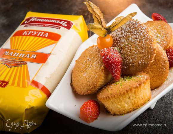 Клубничные маффины
