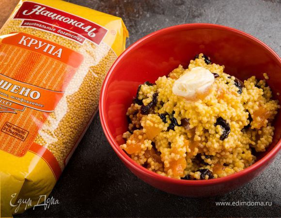 Пшенная каша с сухофруктами Пшенная каша с сухофруктами