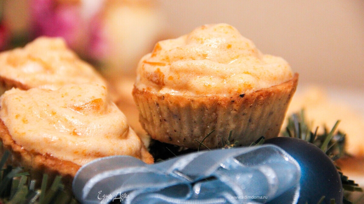 Абрикосовое суфле в корзиночках