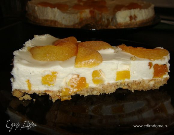 Чизкейк с курагой 