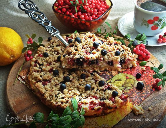 Ягодный творожник без муки Ягодный творожник без муки