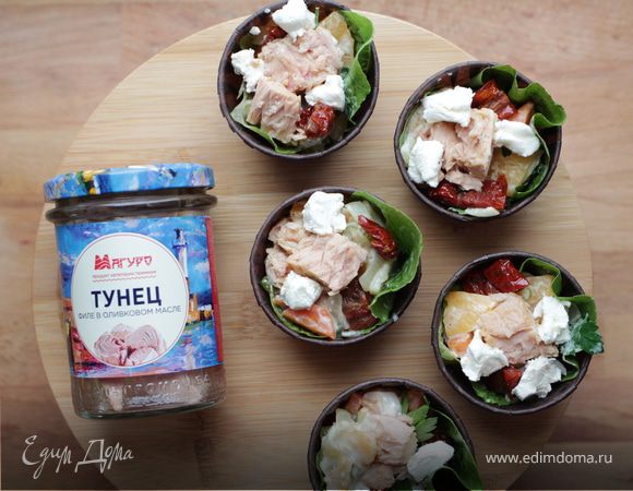Необычный салат с тунцом