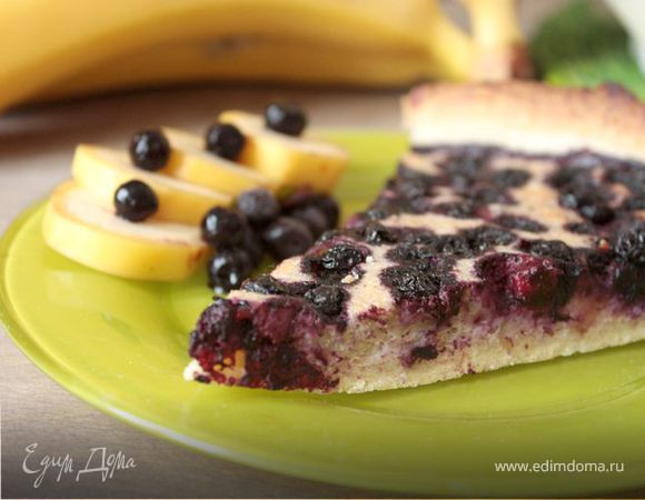 Черничный пирог