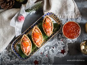 Тарталетки с лососем в соусе «Спайси»